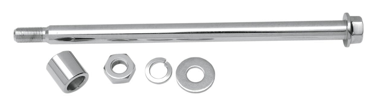 Drag Specialties Axle RR Chr 80-86 4 Sp Blt