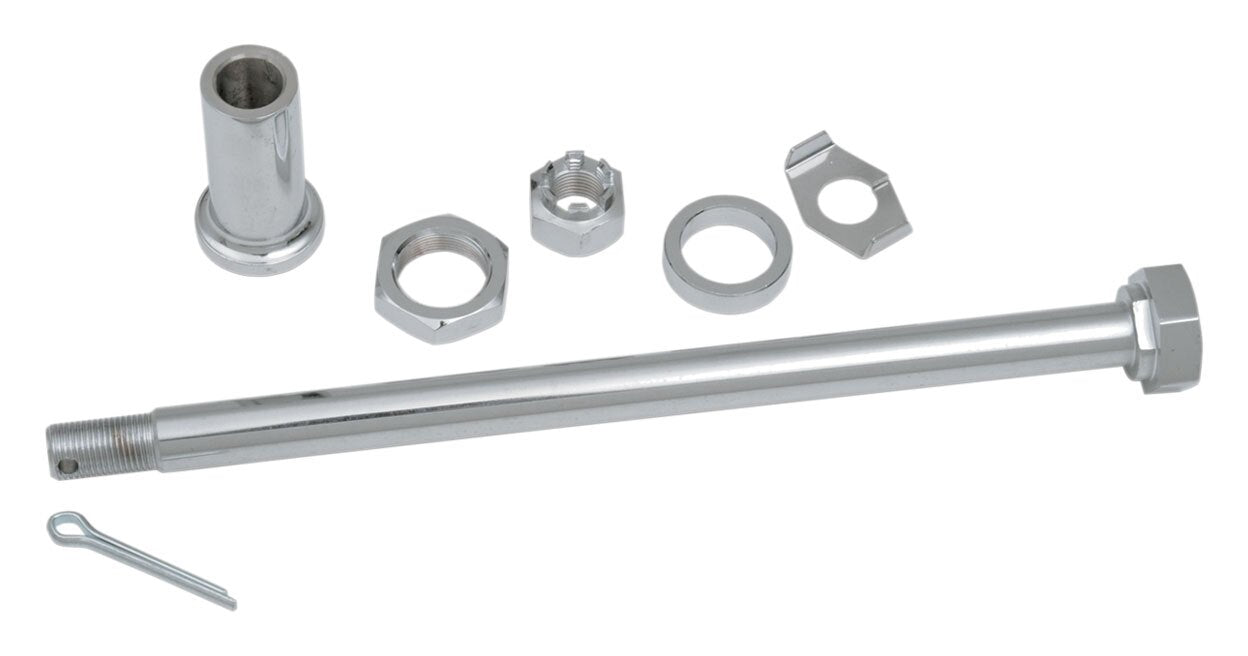Drag Specialties Chrome Rear Axle Kit For Harley FL FX 1967-1972