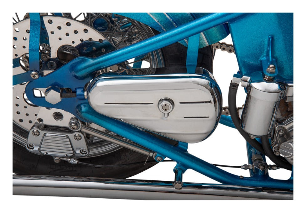Drag Specialties Chrome Teardrop Toolbox For Harley