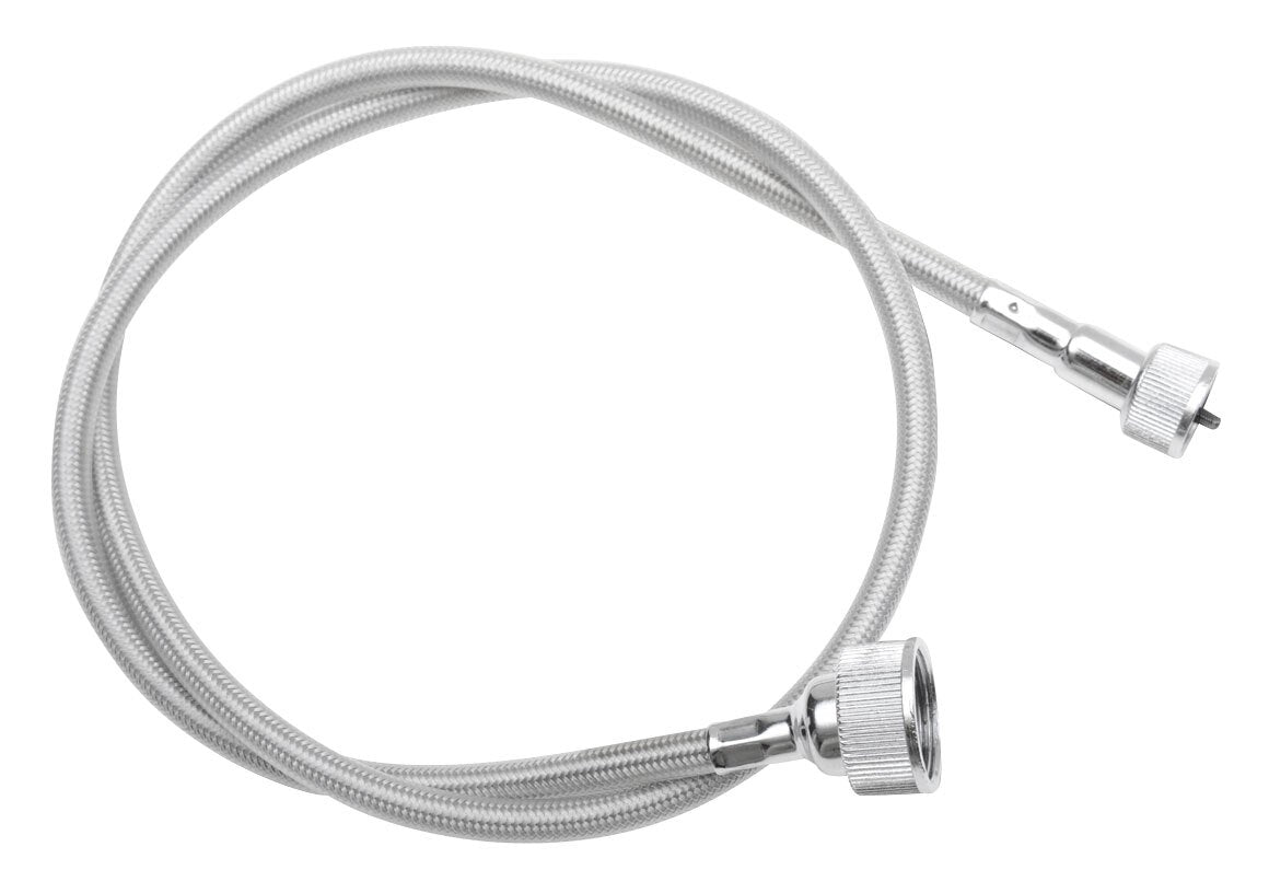 Drag Specialties Clear Coated Stainless Steel Speedometer Cable