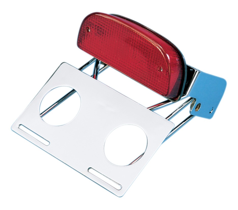 Drag Specialties Custom Taillight And Bracket Assembly For Harley 1984-1999