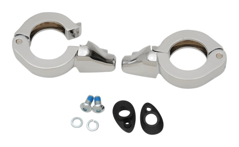 Drag Specialties Fork Mount Turn Signal Clamps