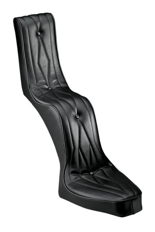 Drag Specialties King / Queen 2-Up Rigid Seat For Harley