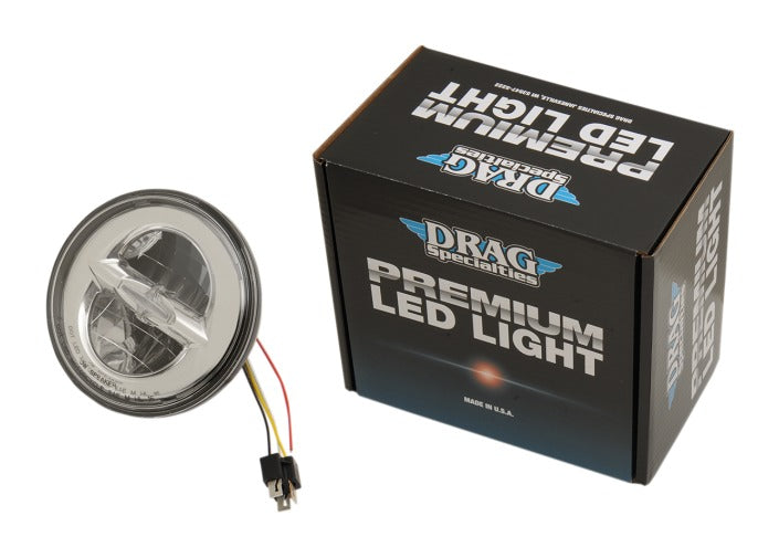 Drag Specialties LED 5 3/4" Headlight For Harley