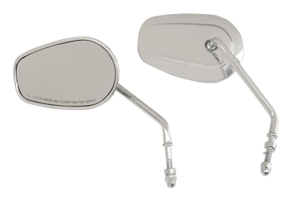 Drag Specialties Teardrop OEM Style Mirrors For Harley