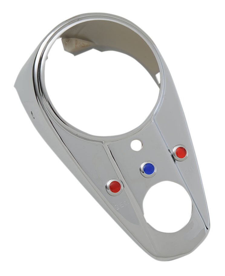 Drag Specialties Three-Light Dash Cover For Harley FL 1963-1967