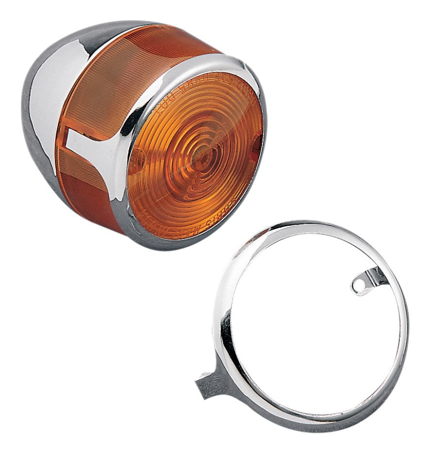 Drag Specialties Turn Signal Trim Rings For Harley 1986-2001