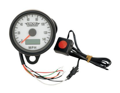  Drag Specialties 2.4" Programmable Speedometer For Harley