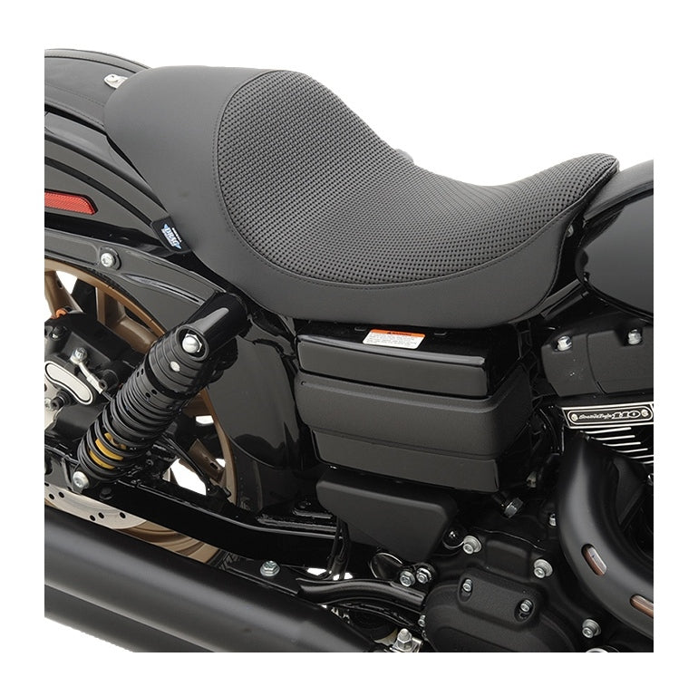  Drag Specialties 3/4 Solo Seat For Harley Dyna 2006-2017 Basket Weave [Open Box]