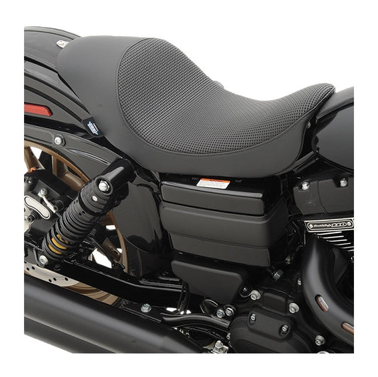 Drag Specialties 3/4 Solo Seat For Harley Dyna 2006-2017 Basket Weave [Open Box]