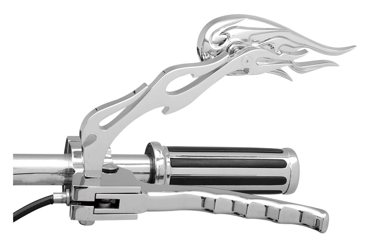  Drag Specialties 3-D Flame Mirrors