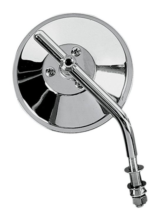  Drag Specialties Round Chrome Mirror For Harley