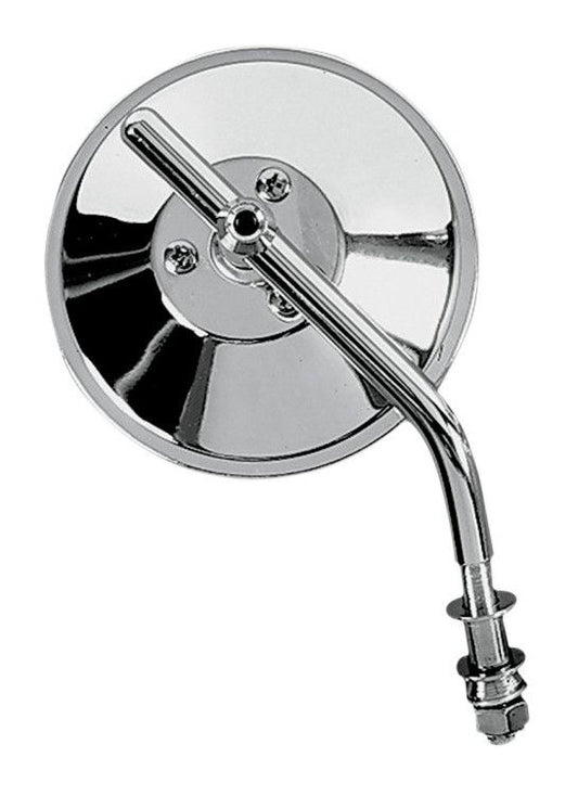 Drag Specialties Round Chrome Mirror For Harley