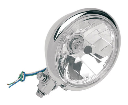  Drag Specialties 5 3/4" Diamond Style Bottom-Mount Headlight