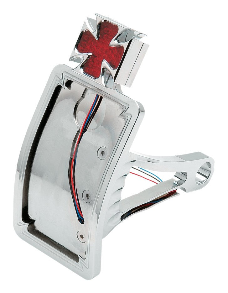  Drag Specialties Axle Mount License Plate Holder And Taillight For Harley Softail 2000-2007