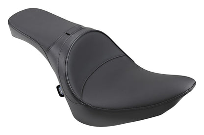  Drag Specialties Backrest Compatible Predator 2-Up Seat For Harley Softail 1984-1999