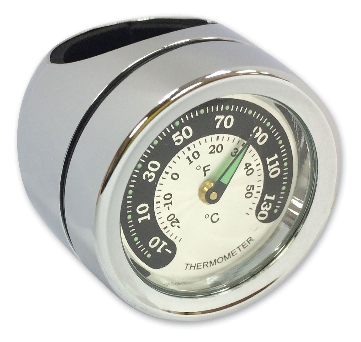  Drag Specialties Bar Mount Thermometer / Clock