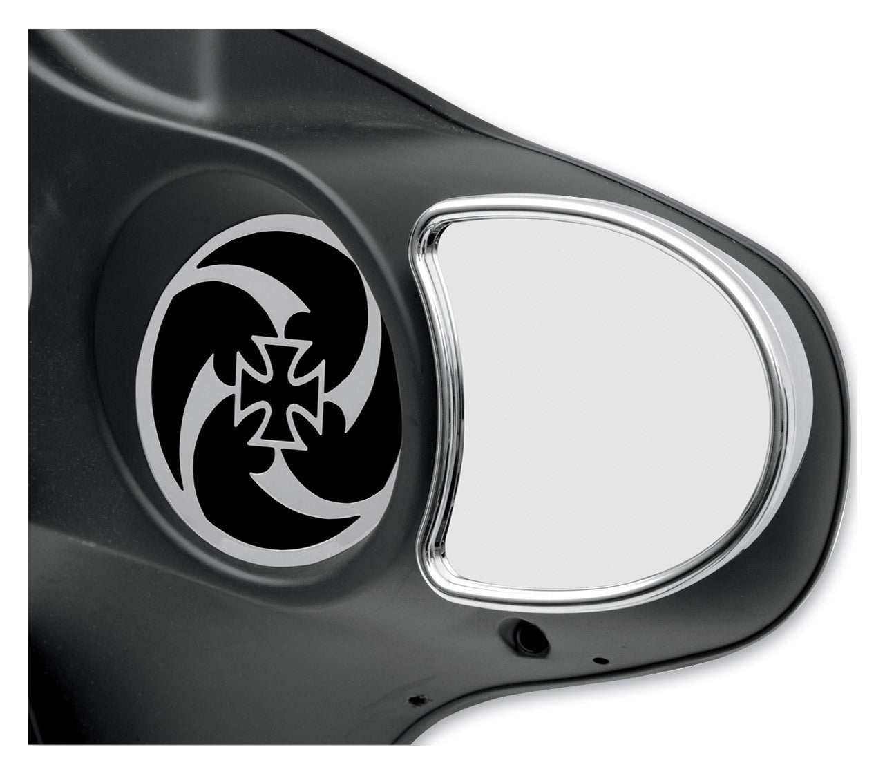  Drag Specialties Batwing Fairing Mirrors For Harley Touring 1996-2013