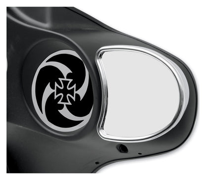  Drag Specialties Batwing Fairing Mirrors For Harley Touring 1996-2013