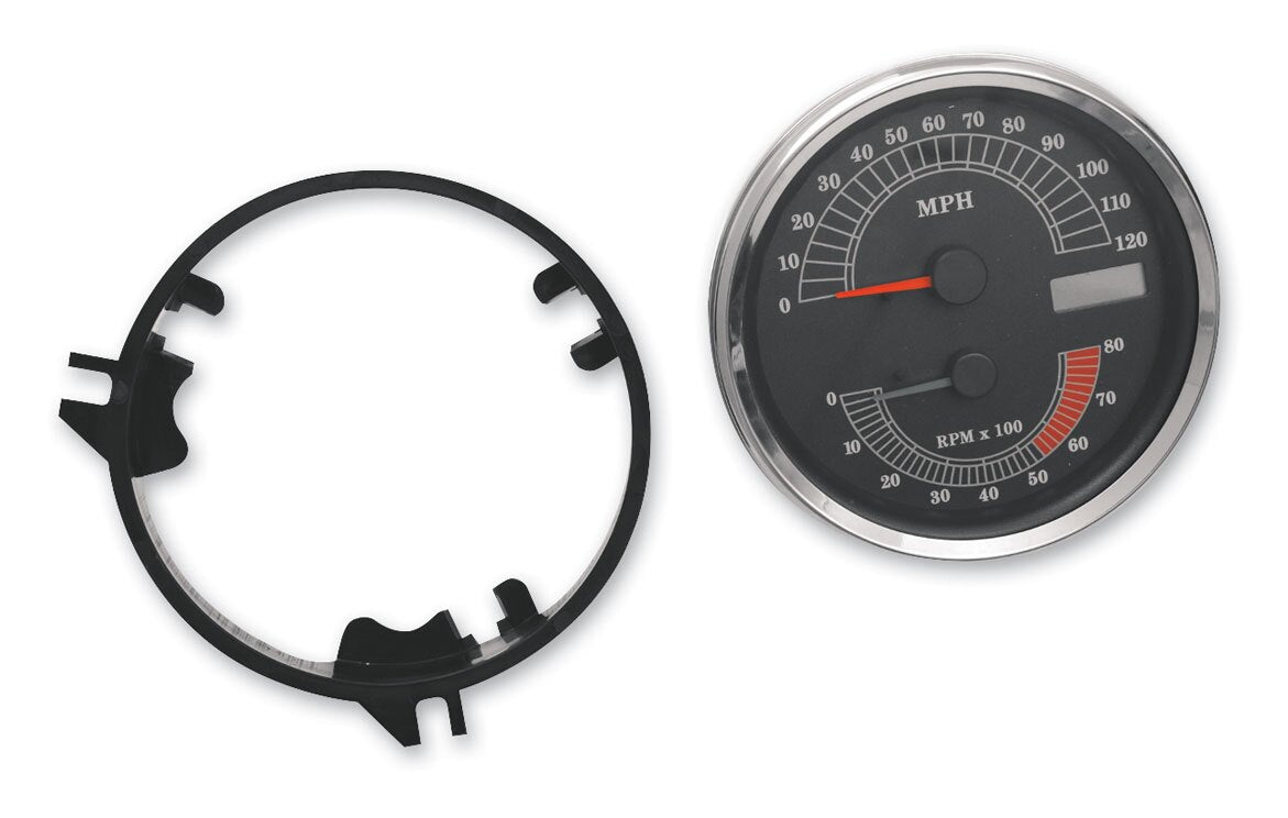  Drag Specialties Combination Speedometer And Tachometer Kit For Harley Big Twin 1996-2003