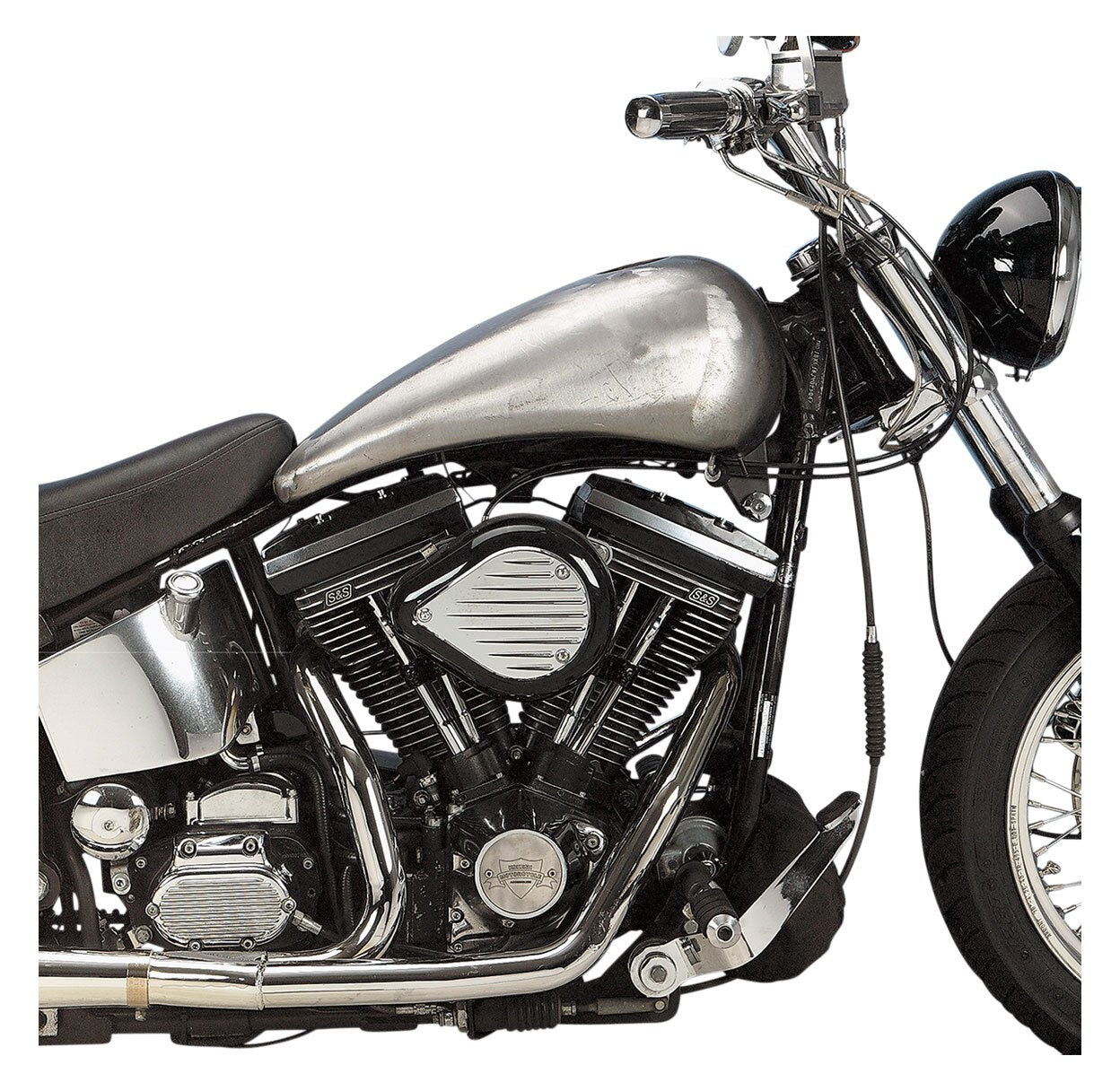  Drag Specialties Custom One-Piece Stretched Tank For Harley Softail 1984-1999
