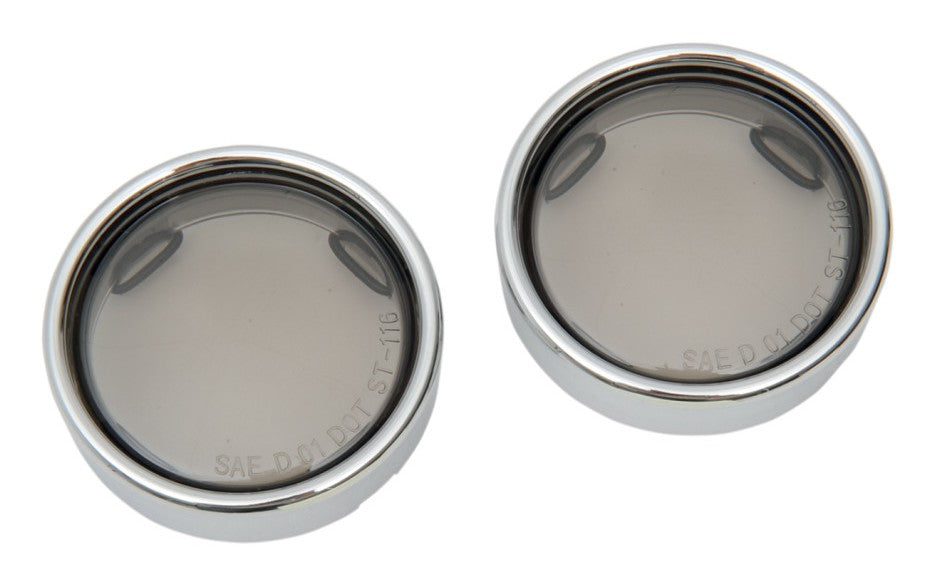  Drag Specialties Deep Dish Deuce Turn Signal Lenses For Harley 2000-2018