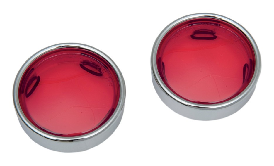  Drag Specialties Deep Dish Deuce Turn Signal Lenses For Harley 2000-2018
