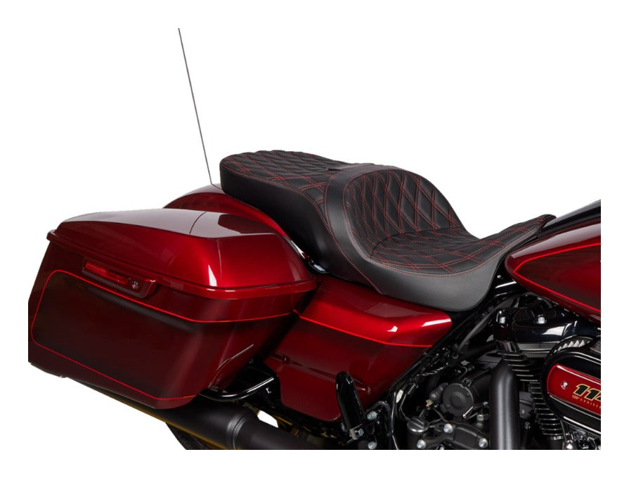  Drag Specialties Freedom Two Up Seat For Harley Touring 2009-2025