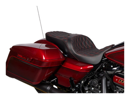  Drag Specialties Freedom Two Up Seat For Harley Touring 2009-2025