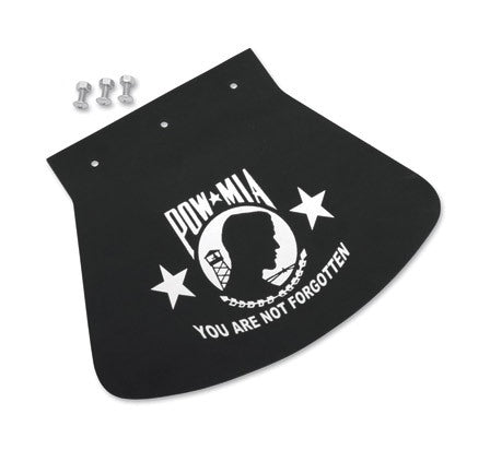  Drag Specialties Large Mud Flap With Pow-Mia Design