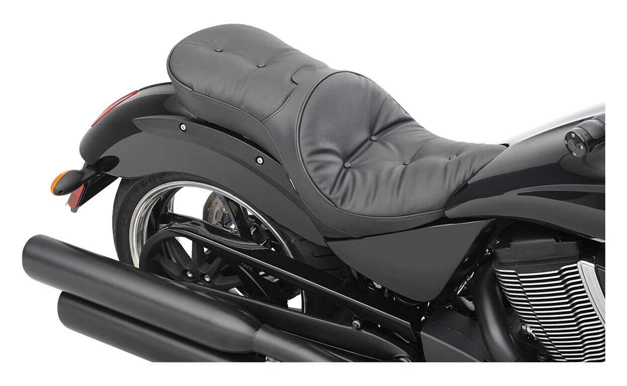  Drag Specialties Low-Profile Touring Seat Victory King Pin / Gunner / Vegas / High-Ball2003-2017