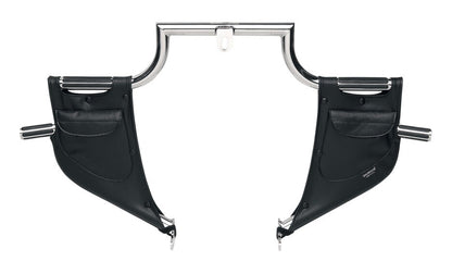  Drag Specialties Lowers For Lindby Highway Bars Harley Softail2000-2017 Black / Plain [Open Box]