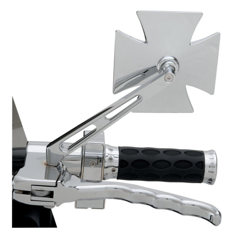 Drag Specialties Maltese Cross Mirror