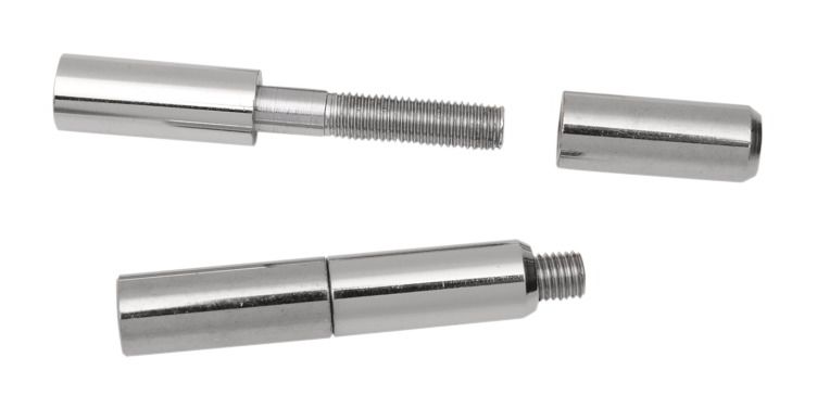  Drag Specialties Mirror Stem 2" Extension Set For Harley