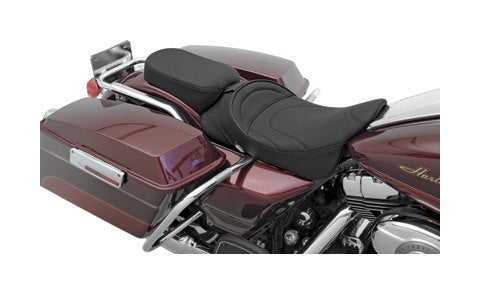  Drag Specialties Passenger Pillion With Mild Stitching For Harley Touring 1997-2025