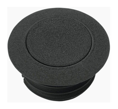  Drag Specialties Pop-Up Low-Profile Gas Cap For Harley 1984-1996 Non-Vented Cap / Black Wrinkle [Open Box]