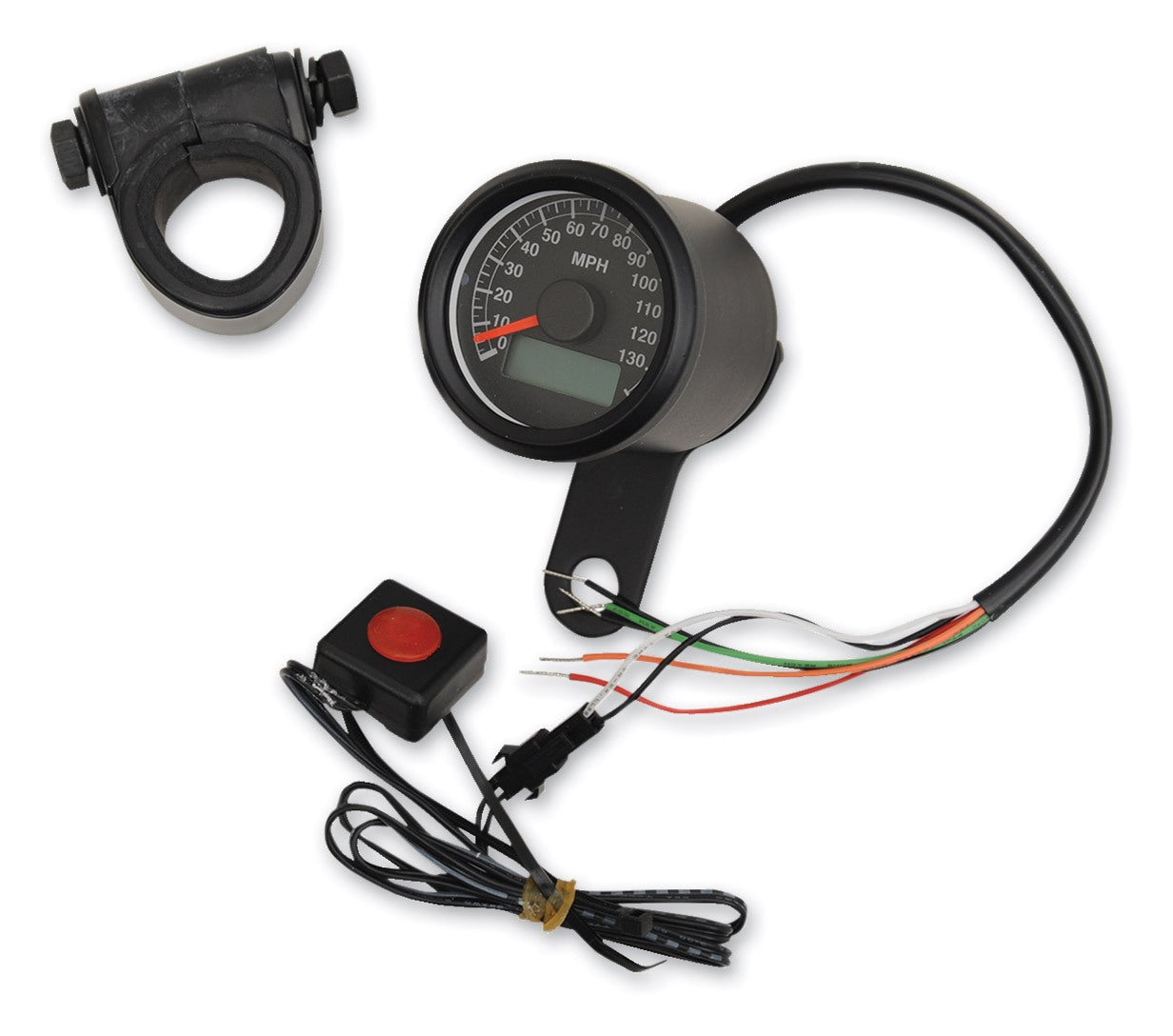  Drag Specialties Programmable 1.87" Electronic Speedometer