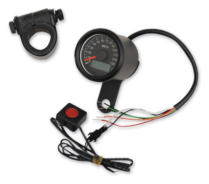  Drag Specialties Programmable 1.87" Electronic Speedometer
