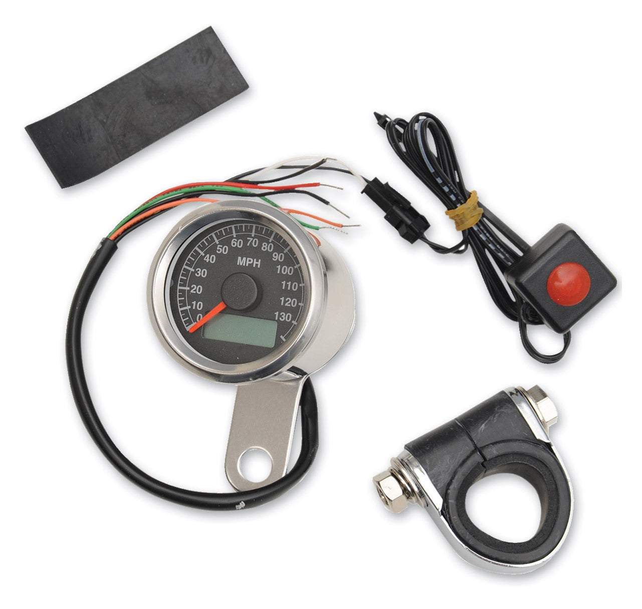  Drag Specialties Programmable 1.87" Electronic Speedometer