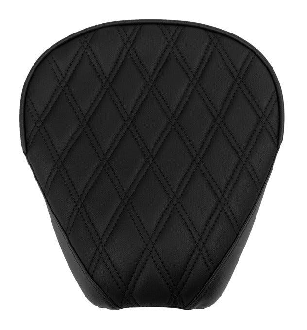  Drag Specialties Rear Solo Seat For Harley Touring 1997-2025 Double Diamond / Wide / 12.5" [Open Box]