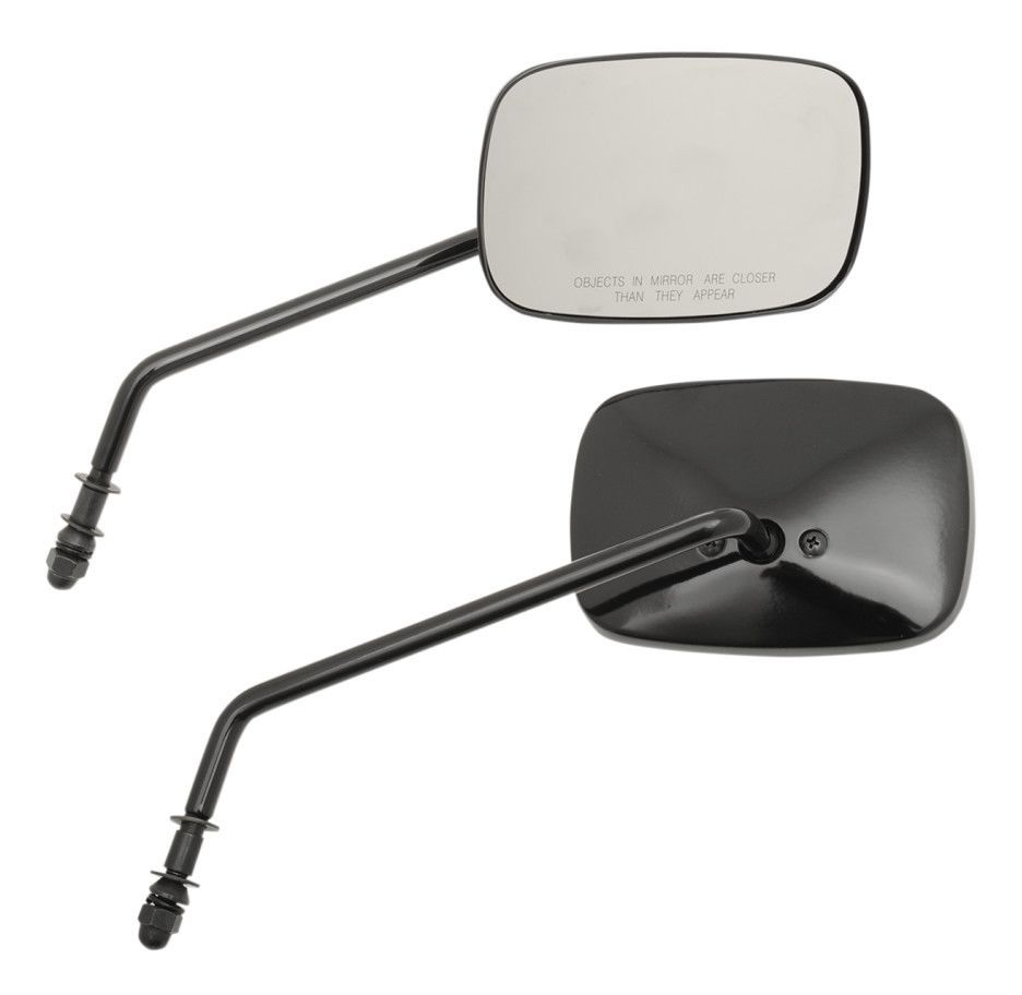 Drag Specialties Rectangle OEM StyleMirrors For Harley