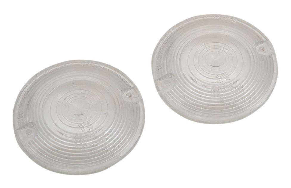 Drag Specialties Flat Style Turn Signal Lenses For Harley 1986-2023