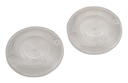  Drag Specialties Flat Style Turn Signal Lenses For Harley 1986-2023
