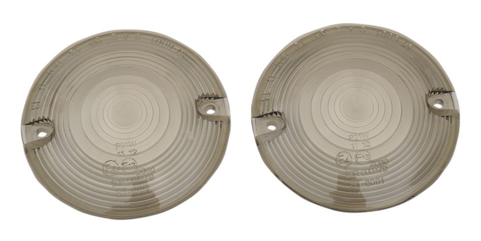  Drag Specialties Flat Style Turn Signal Lenses For Harley 1986-2023