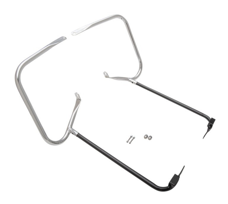  Drag Specialties Saddlebag Support Kit For Harley Touring 1997-2008 Chrome [Previously Installed]
