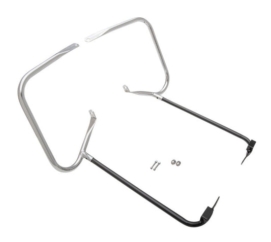  Drag Specialties Saddlebag Support Kit For Harley Touring 1997-2008 Chrome [Previously Installed]