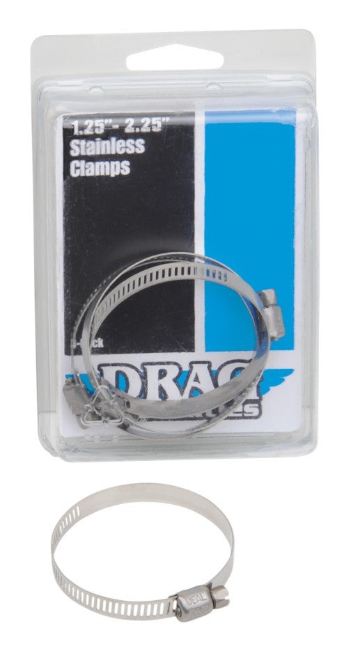  Drag Specialties Stainless Steel Hose Clamps