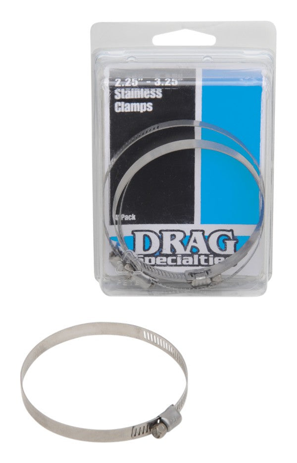  Drag Specialties Stainless Steel Hose Clamps