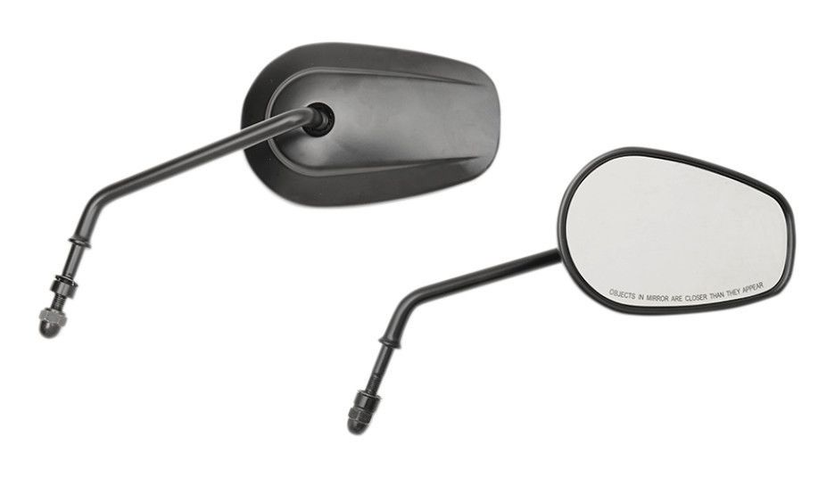  Drag Specialties Teardrop OEM Style Mirrors For Harley