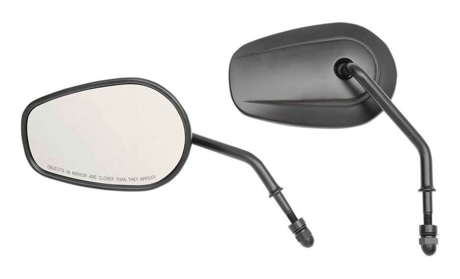  Drag Specialties Teardrop OEM Style Mirrors For Harley